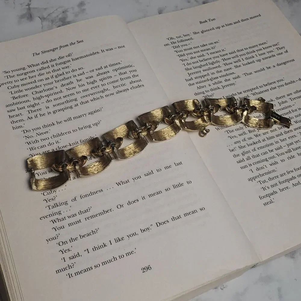 Vintage Monet Golden Bracelet